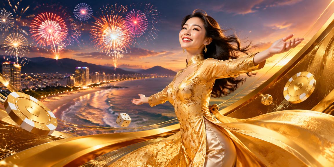Người phụ nữ mặc áo dài tại Đà Nẵng theo dõi kèo cá cược thể thao trên điện thoại