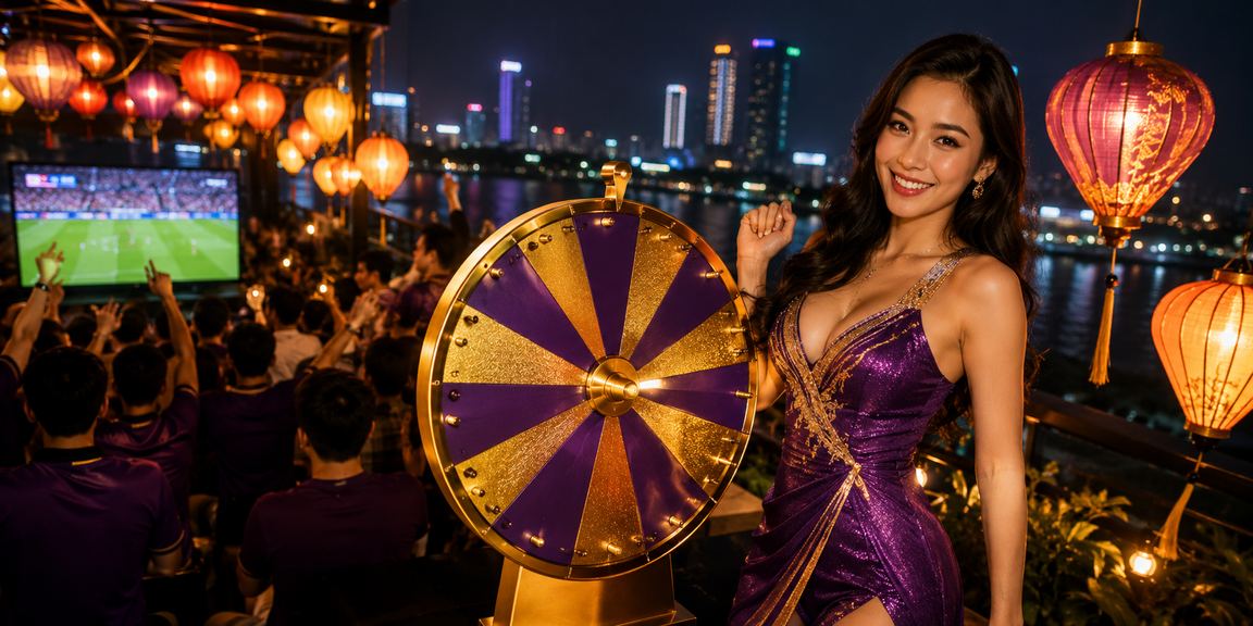 Người chơi tại Hà Nội tham gia bàn Roulette trực tuyến dưới ánh đèn lồng rực rỡ